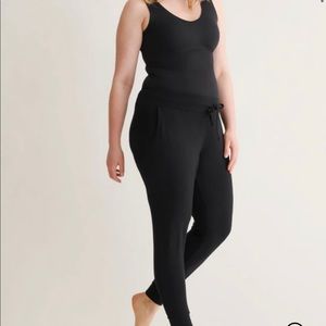 Knix modal lounge pant, size M, black.